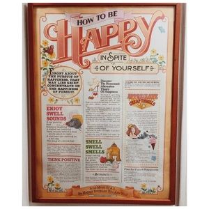 Vintage Magazine Reprint Poster, 20”x22”.